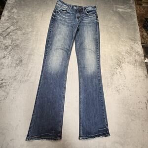 Silver Jeans Co Jeans Womens 27 Blue Elyse Slim Boot Bootcut Mid Rise